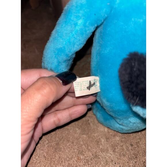 Vintage Nanco Huckleberry Hound 22'' Carnival Plush Stuffed 1989 Hanna-Barbera - Picture 4 of 6